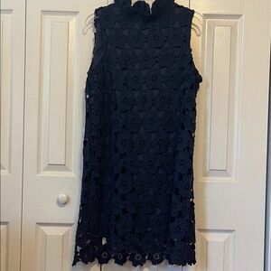 Umgee Navy Floral Lace Dress